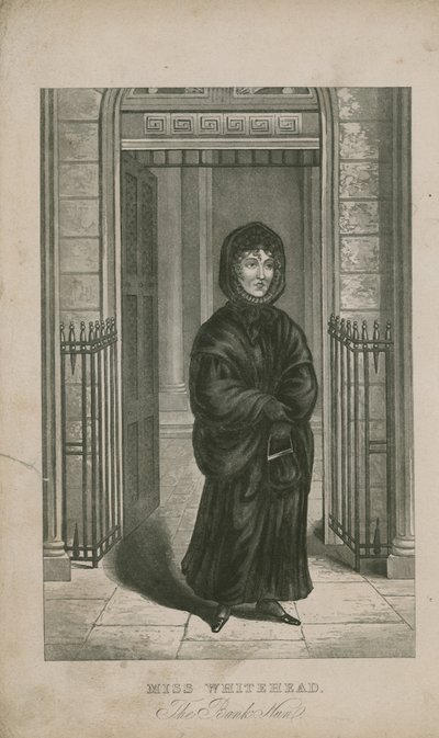 Portrait of Miss Whitehead by English School