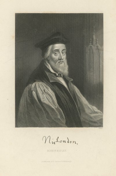 Portrait of Nicholas Ridley by English School