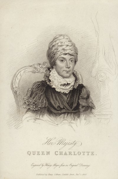 Portrait of Queen Charlotte by English School