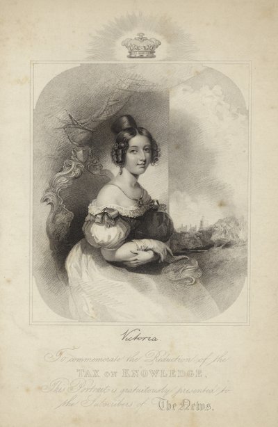 Portrait of Queen Victoria by English School