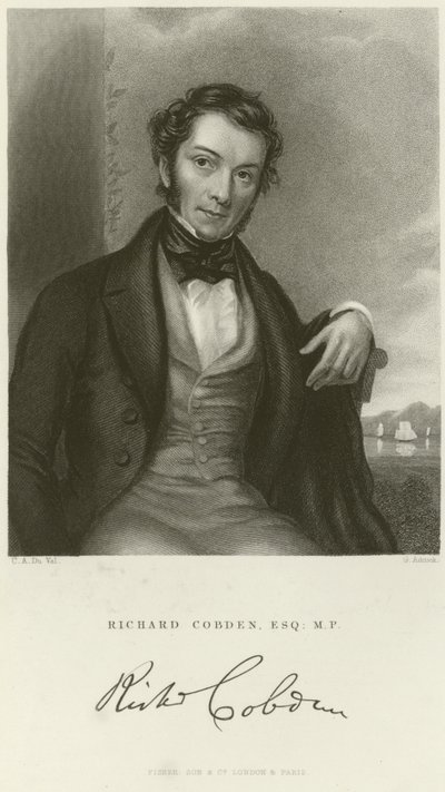 Portrait of Richard Cobden by English School