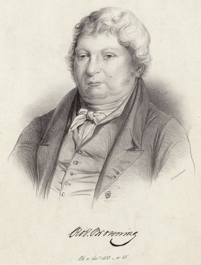 Portrait of Robert Browning by English School