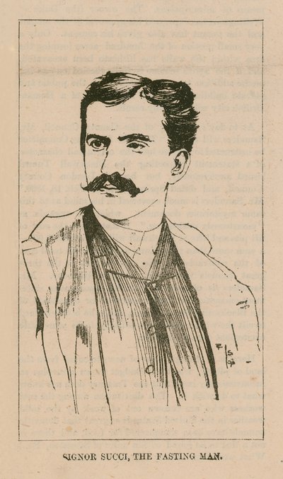 Portrait of Signor Giovanni Succi by English School