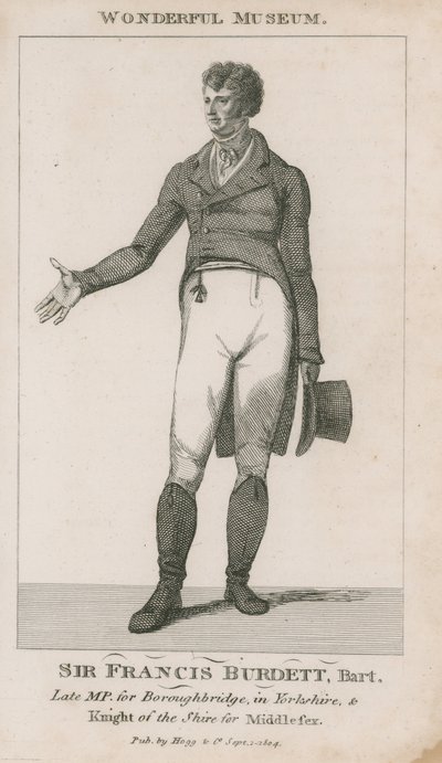 Portrait of Sir Francis Burdett by English School