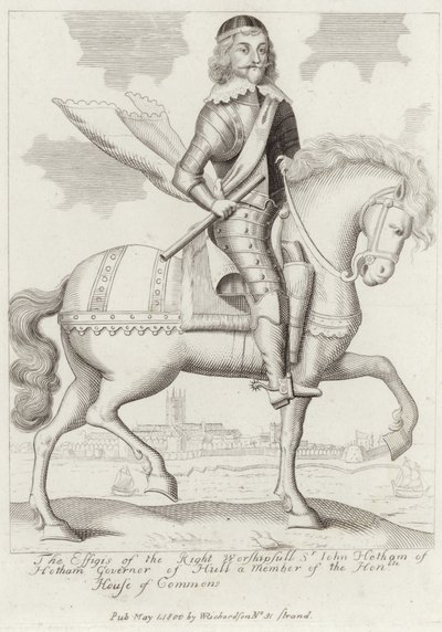 Portrait of Sir John Hotham the Younger by English School