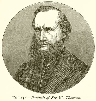 Portrait of Sir W. Thomson by English School