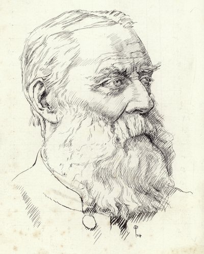 Portrait of Walter Skeat by English School