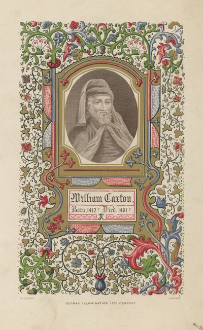 Portrait of William Caxton by English School