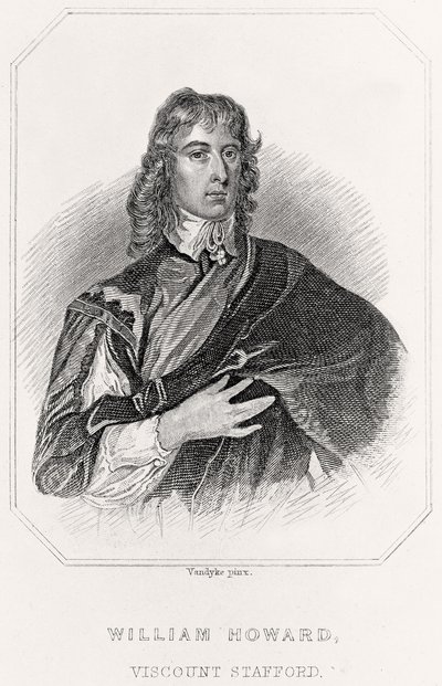 Portrait of William Howard, Viscount Stafford by English School