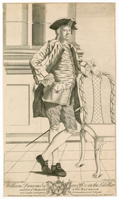 Portrait of William Parsons by English School