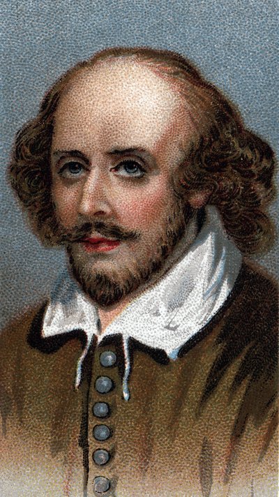 Portrait of William Shakespeare, English playwright - From series 