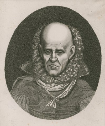 Portrait of a Lunatic by English School
