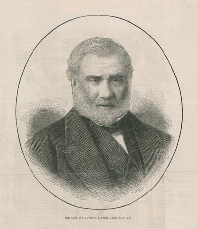 Portrait of Late Sir Antonio Panizzi by English School