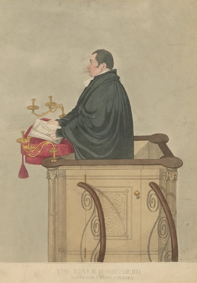 Portrait of the Reverend Richard Herne Shepherd by English School