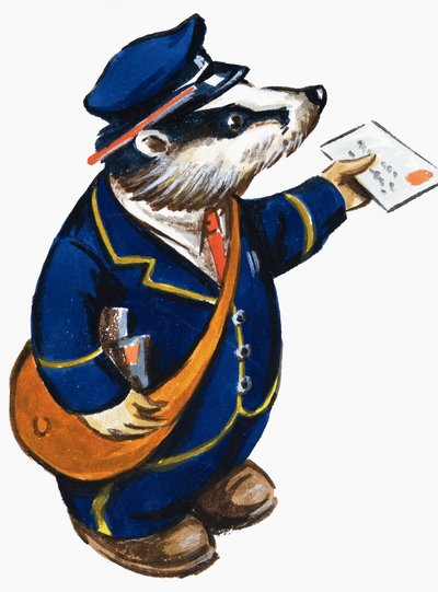 Postman Badger by English School