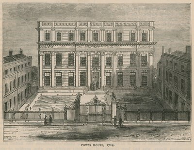Powis House, London, in 1714 by English School