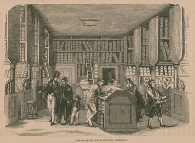 Prerogative Court, Doctors Common, London by English School