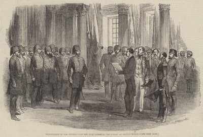 Presentation of the Address from the Irish Nation to the Sultan at Constantinople by English School