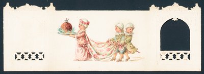 Presenting the Christmas Pudding by English School