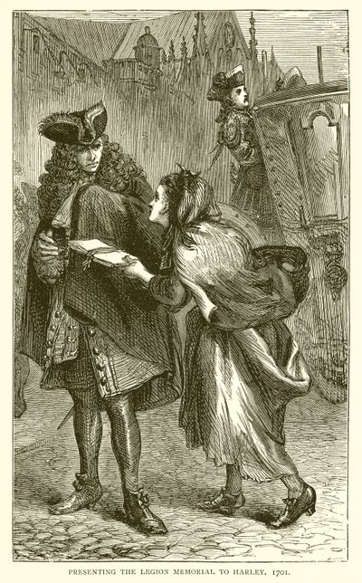 Presenting the Legion Memorial to Harley, 1701 by English School