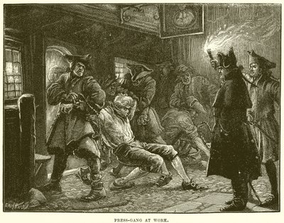 Press-Gang at Work by English School