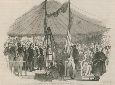 Prince Albert Laying the Foundation Stone of St Mary
