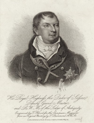 Prince Augustus Frederick, Duke of Sussex by English School