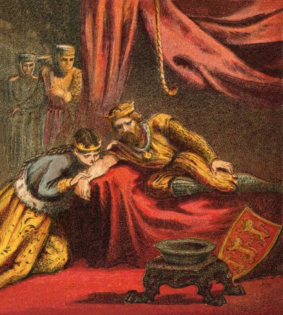 Prince Edward and his Wife by English School