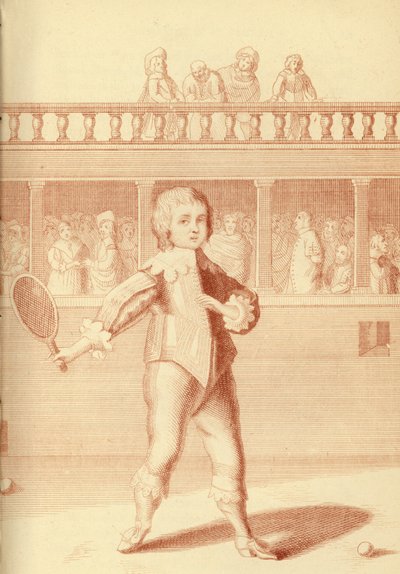 Prince James, Duke of York, Playing Tennis by English School