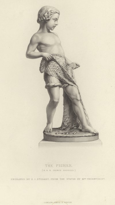 Prince Leopold as The Fisher by English School