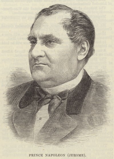 Prince Napoleon (Jerome) by English School