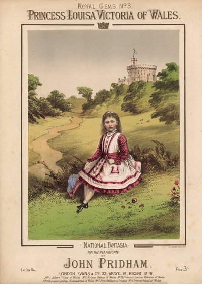 Princess Louisa Victoria of Wales by English School