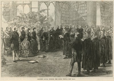 Princess Louisa Opening the Inner Temple New Hall by English School