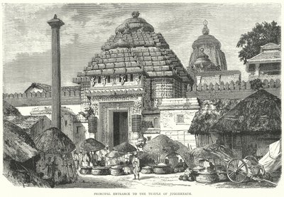 Principal Entrance to the Temple of Juggernaut by English School