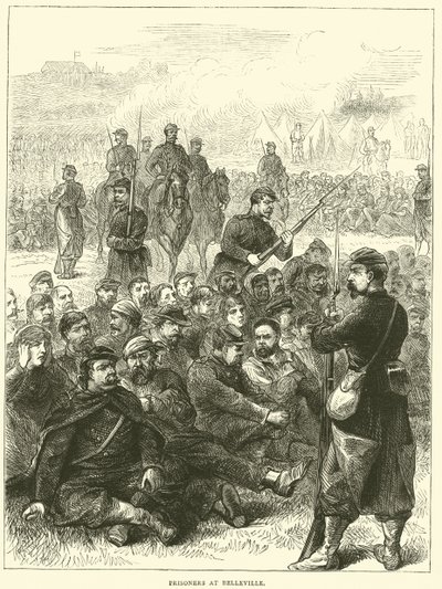 Prisoners at Belleville, May 1871 by English School