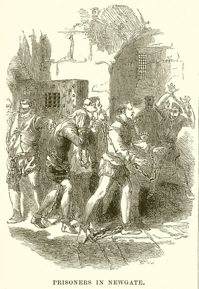 Prisoners in Newgate by English School