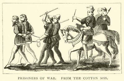 Prisoners of War, from the Cotton Mss by English School