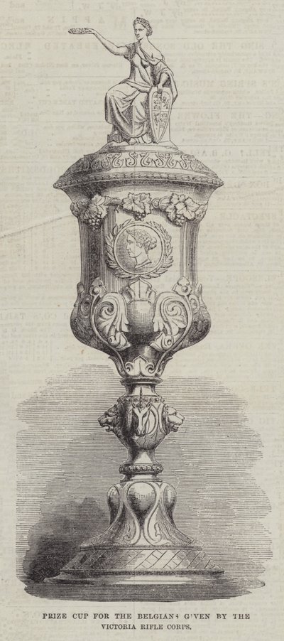 Prize Cup for the Belgians given by the Victoria Rifle Corps by English School