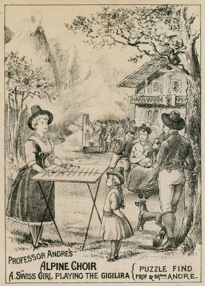 Professor Andres, Alpine Choir: A Swiss girl playing the gigilira by English School