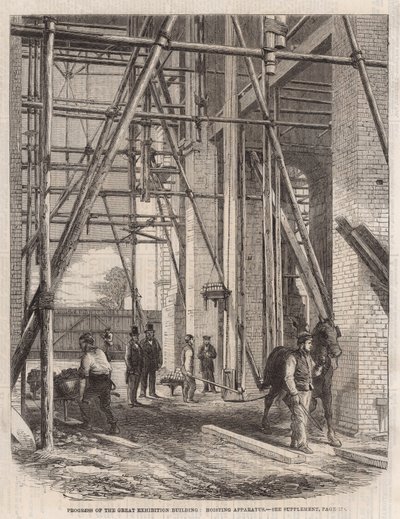 Hoisting apparatus by English School