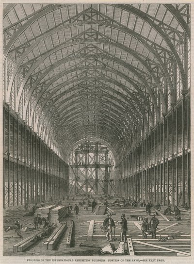 Portion of the Nave by English School