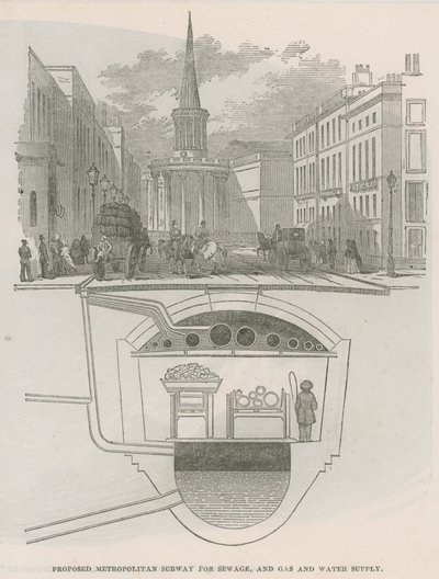 Proposed Metropolitan Subway by English School