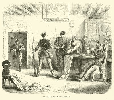 Prussian Foraging Party, March 1871 by English School
