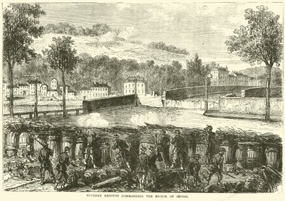 Prussian Redoubt Commanding the Bridge of Sevres by English School