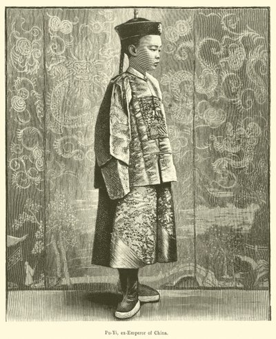 Pu-Yi, Ex-Emperor of China by English School
