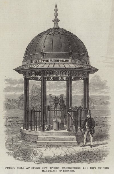 Public Well at Stoke Row, Ipsden, Oxfordshire, the Gift of the Maharajah of Benares by English School