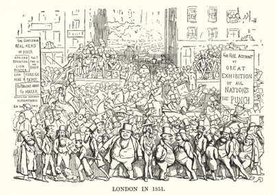 London in 1851 by English School