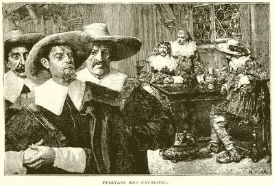 Puritans and Cavaliers by English School