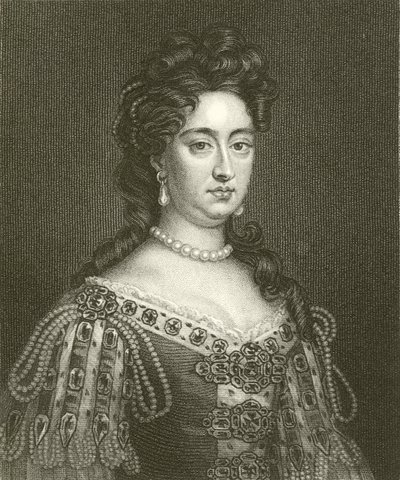 Queen Mary II by English School