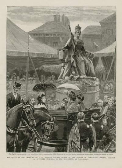 Queen at the Unveiling by English School